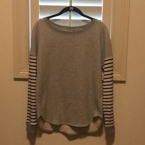 Trina Turk stripped sleeve casual shirt